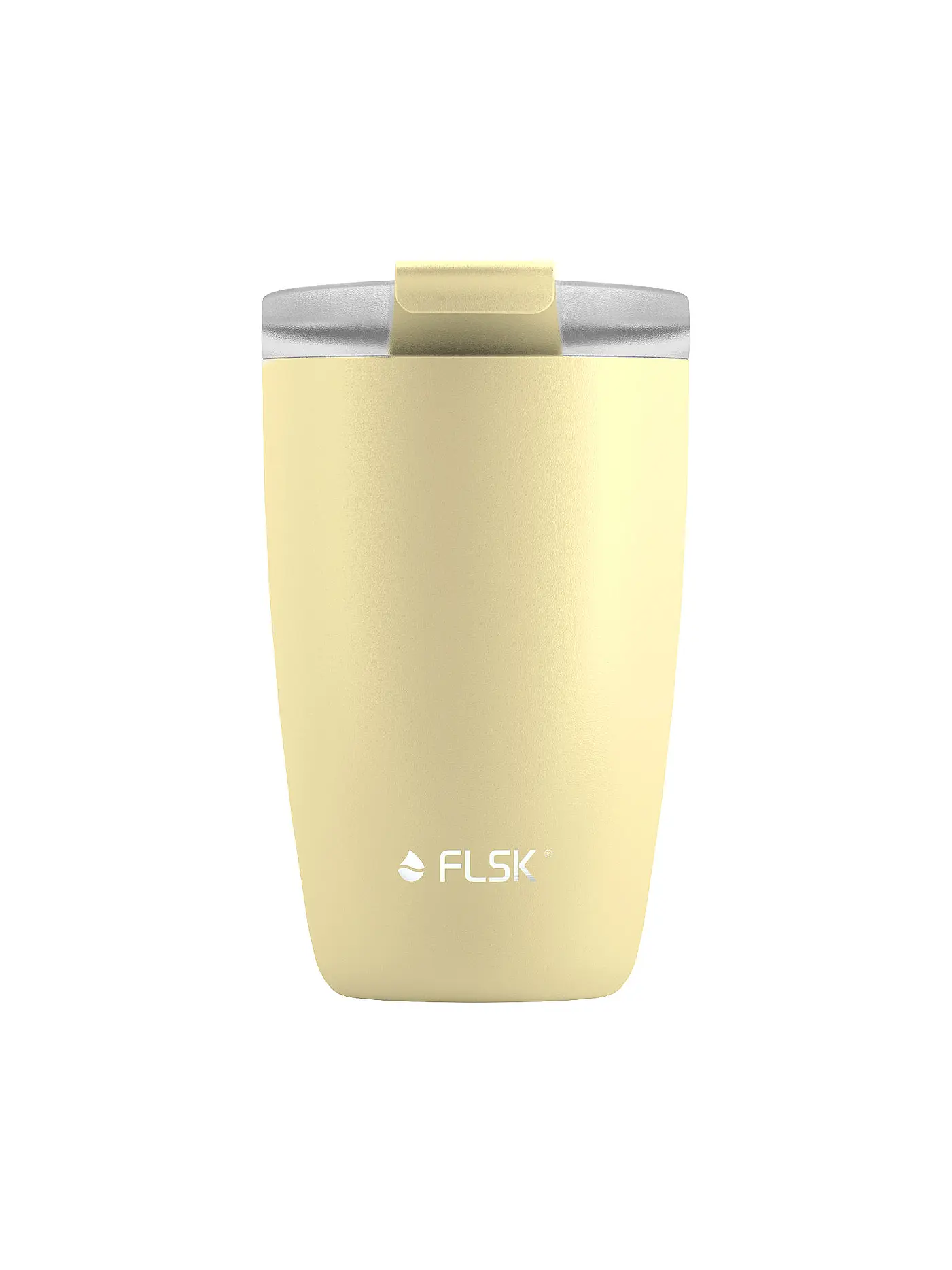 FLSK | Isolierbecher - Thermosbecher CUP Coffee to go-Becher 0,35l Lemon | 